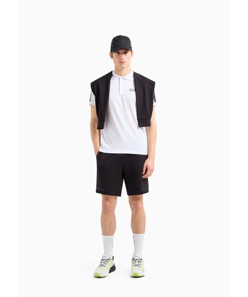 EMPORIO ARMANI EA7（エンポリオアルマーニイーエーセブン）の「【エンポリオ アルマーニ EA7】Logo Series コットンポロシャツ（ポロシャツ・メンズ・ブラック系その他/ホワイト/レッド/ブルー・LARGE/SMALL/X-SMALL/X-LARGE/MEDIUM/XX-SMALL/XX-LARGE）」の7枚目の写真