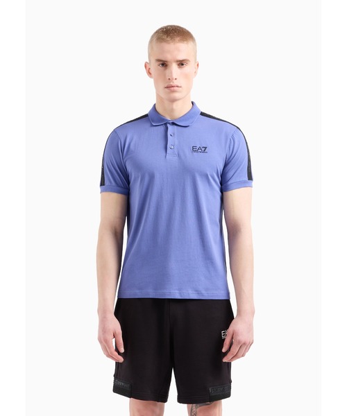 EMPORIO ARMANI EA7(エンポリオアルマーニイーエーセブン)の「【エンポリオ アルマーニ EA7】Logo Series コットンポロシャツ(ポロシャツ・メンズ・ブラック系その他/ホワイト/レッド/ブルー・LARGE/SMALL/X-SMALL/X-LARGE/MEDIUM/XX-SMALL/XX-LARGE)」の8枚目の写真