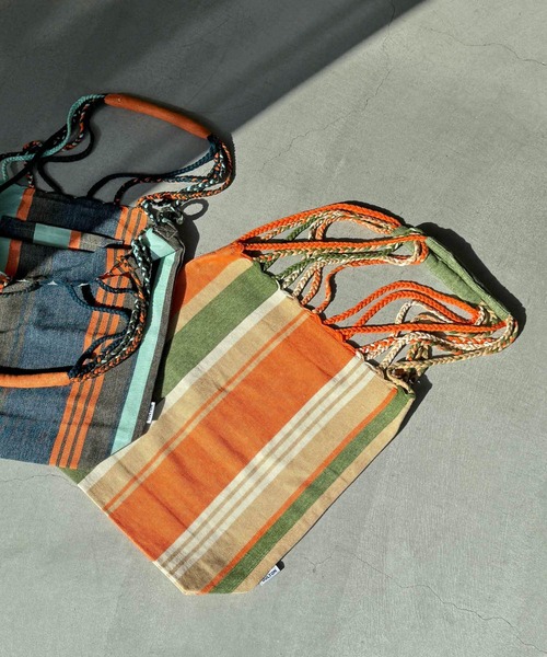 CANAL JEAN(キャナルジーン)の「DULTON HAMMOCK TOTE MULTI L ハンモックトートマルチL/RNZ-0621L(トートバッグ・レディース・ブルー/オレンジ・ONE SIZE)」の8枚目の写真