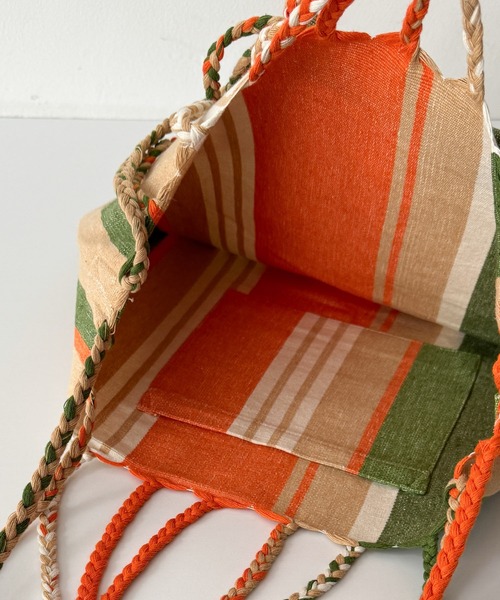 CANAL JEAN(キャナルジーン)の「DULTON HAMMOCK TOTE MULTI L ハンモックトートマルチL/RNZ-0621L(トートバッグ・レディース・ブルー/オレンジ・ONE SIZE)」の4枚目の写真