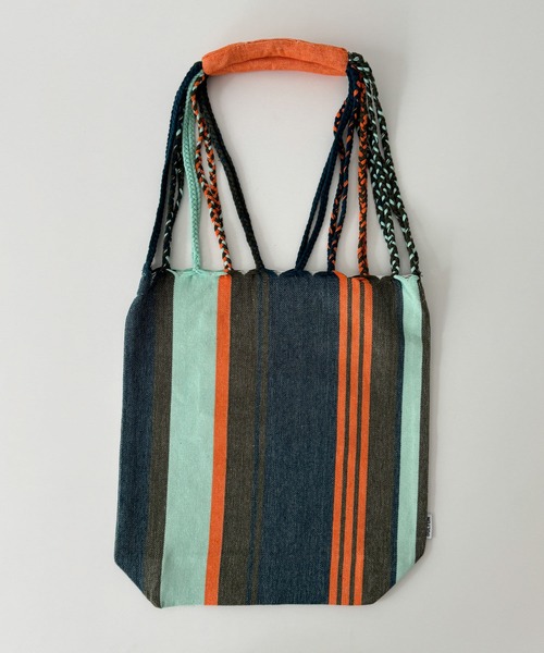 CANAL JEAN(キャナルジーン)の「DULTON HAMMOCK TOTE MULTI L ハンモックトートマルチL/RNZ-0621L(トートバッグ・レディース・ブルー/オレンジ・ONE SIZE)」の7枚目の写真