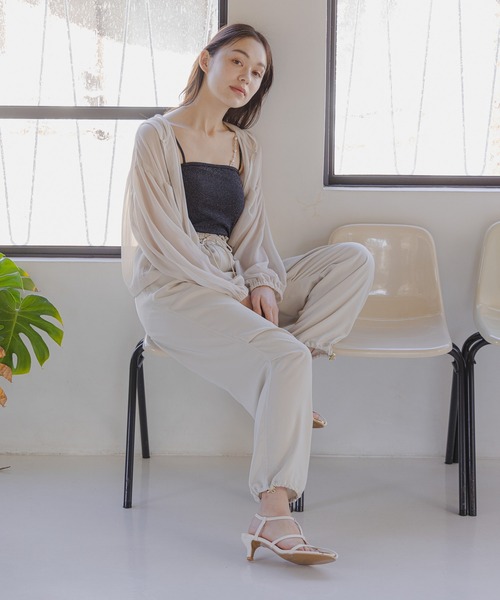 mysty woman(ミスティウーマン)の「パラシュートカーゴパンツ 109854(カーゴパンツ・レディース・ホワイト系その他/ライトベージュ/グリーン系その他・FREE)」の5枚目の写真