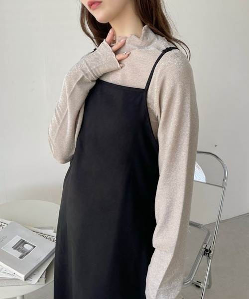 Ada.（エイダ）の「ラメ ハイネック カットソー（Tシャツ/カットソー・レディース・ブルー/シルバー/ブラック・FREE）」の20枚目の写真