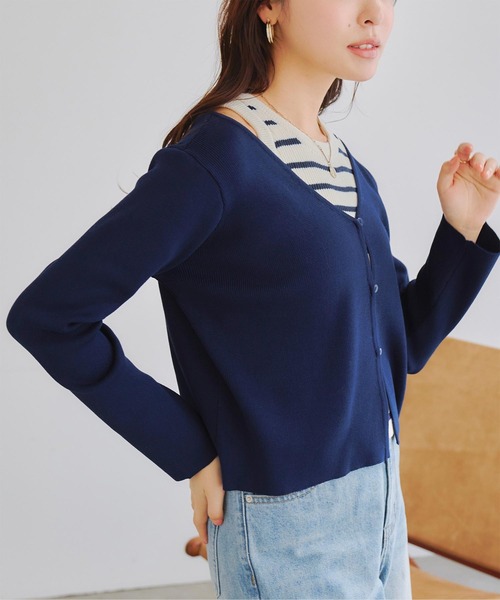 タンクトップセットVネックカーディガン（カーディガン/ボレロ