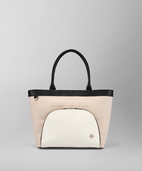 DESCENTE ホワイト ボストンバッグ DESCENTE ホワイト ボストンバッグ ボストンバッグ | デサント