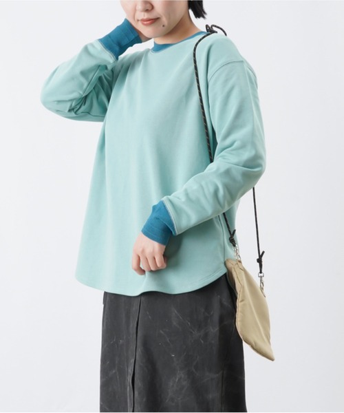 LUCA/LADY LUCK LUCA(ルカ/レディラックルカ)の「LC/LLL ニットドッキングカットソー(Tシャツ/カットソー・レディース・サックスブルー/ブラック/ベージュ/ライトグレー・FREE)」の21枚目の写真