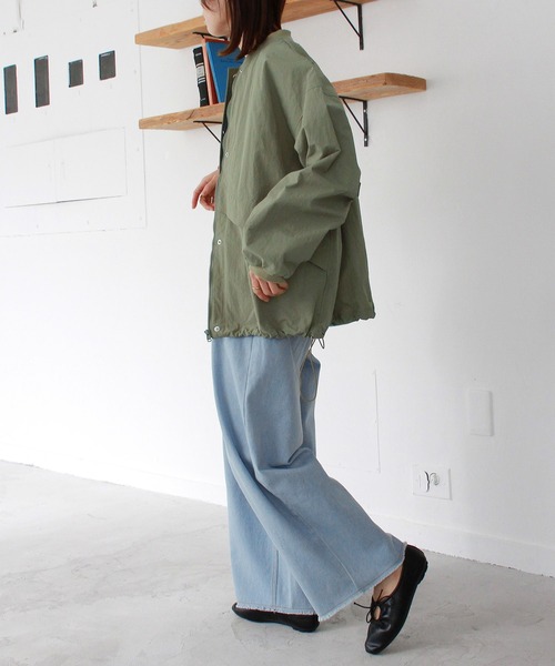 Crisp（クリスプ）の「フリンジデニムカーブパンツ（デニムパンツ・レディース・ブルー/ネイビー/ブラック・FREE）」の19枚目の写真