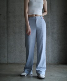 Linen blend trousers