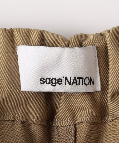 MONKEY TIME（モンキータイム）の「＜SAGE NATION＞ ボックス プリーツ トラウザーズ（チノパンツ・メンズ・ベージュ・M/S）」の9枚目の写真