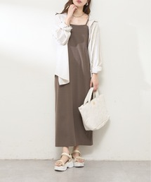 natural couture（ナチュラルクチュール）の「【WEB限定】カップ付きキャミワンピース（ワンピース・レディース）」