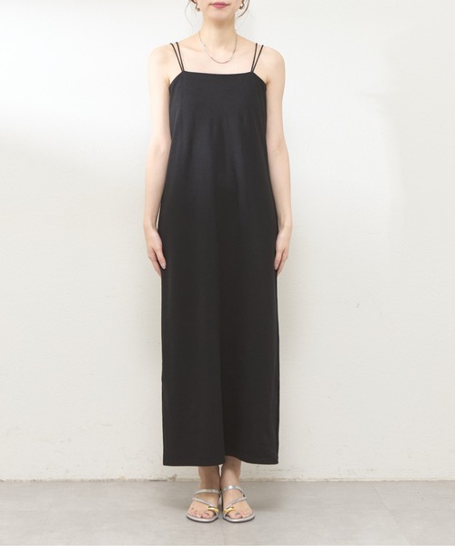 natural couture(ナチュラルクチュール)の「【WEB限定】カップ付きキャミワンピース(ワンピース・レディース・オフホワイト/ブラック/ブラウン・FREE)」の19枚目の写真