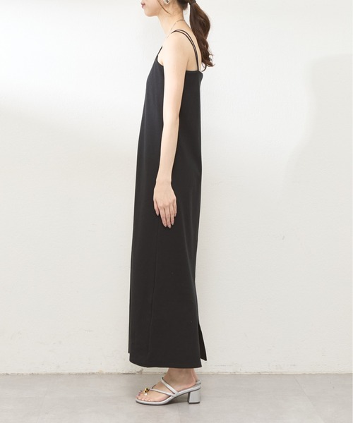 natural couture(ナチュラルクチュール)の「【WEB限定】カップ付きキャミワンピース(ワンピース・レディース・オフホワイト/ブラック/ブラウン・FREE)」の20枚目の写真
