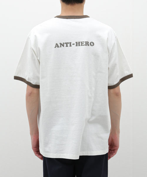 LENO(リノ)の「【LENO / リノ】SMU RINGER T-SHIRT(Tシャツ/カットソー・メンズ・ホワイト系その他/ブラック・LARGE/MEDIUM)」の6枚目の写真