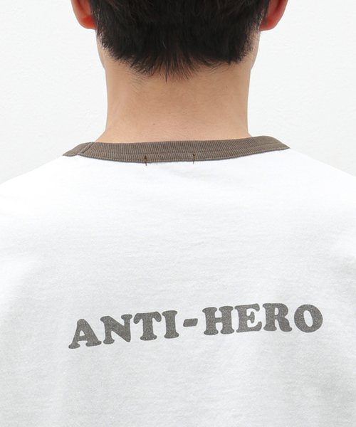 LENO(リノ)の「【LENO / リノ】SMU RINGER T-SHIRT(Tシャツ/カットソー・メンズ・ホワイト系その他/ブラック・LARGE/MEDIUM)」の8枚目の写真
