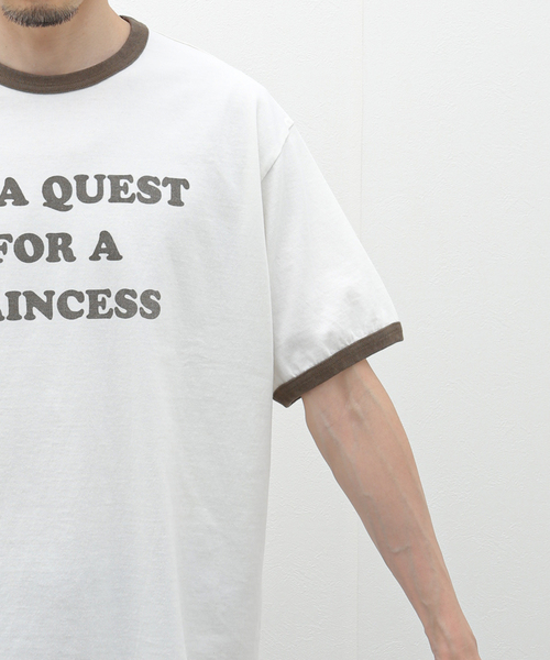 LENO(リノ)の「【LENO / リノ】SMU RINGER T-SHIRT(Tシャツ/カットソー・メンズ・ホワイト系その他/ブラック・LARGE/MEDIUM)」の9枚目の写真
