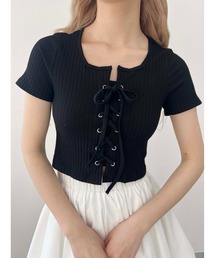 【大人気★再販】コンパクトレースアップT