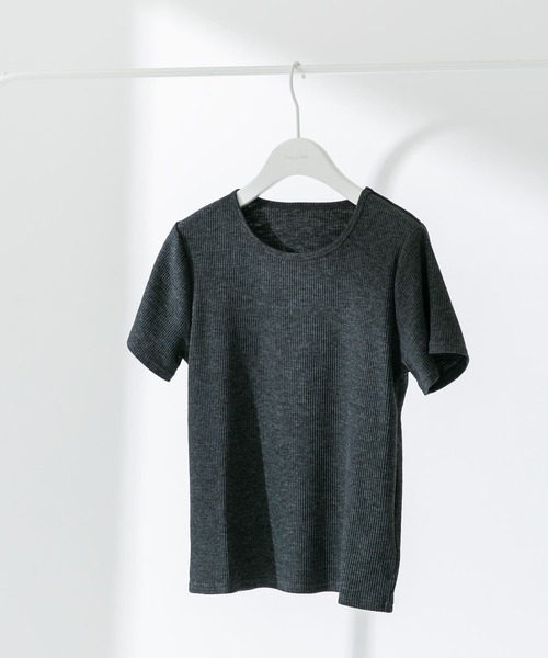 URBAN RESEARCH Sonny Label(アーバンリサーチサニーレーベル)の「スラブベーシックTシャツ(Tシャツ/カットソー・レディース・オフホワイト/チャコールグレー/ブルー/ライトピンク・FREE)」の2枚目の写真