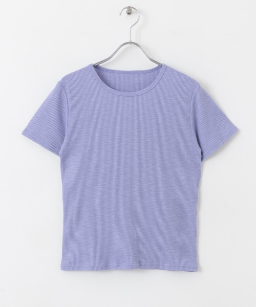 URBAN RESEARCH Sonny Label(アーバンリサーチサニーレーベル)の「スラブベーシックTシャツ(Tシャツ/カットソー・レディース・オフホワイト/チャコールグレー/ブルー/ライトピンク・FREE)」の9枚目の写真