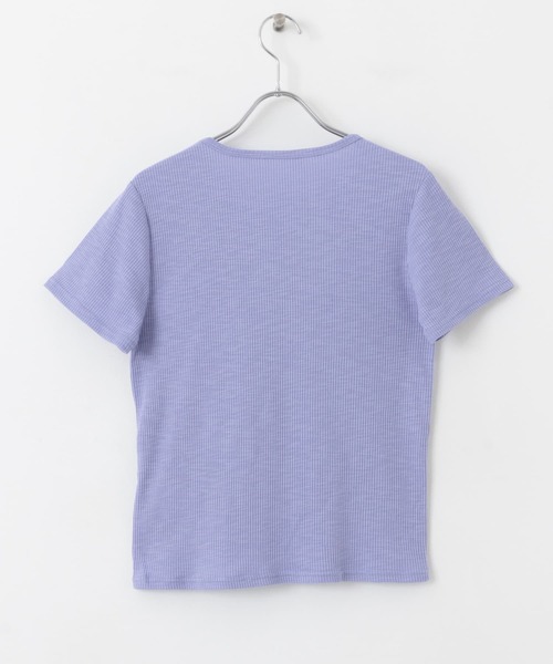 URBAN RESEARCH Sonny Label(アーバンリサーチサニーレーベル)の「スラブベーシックTシャツ(Tシャツ/カットソー・レディース・オフホワイト/チャコールグレー/ブルー/ライトピンク・FREE)」の10枚目の写真