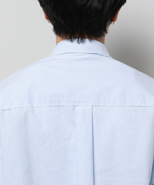 ALAND(エーランド)の「3.3 Field Trip/ショートストライプシャツ 2117898(シャツ/ブラウス・メンズ・グレー/ライトブルー・FREE)」の13枚目の写真