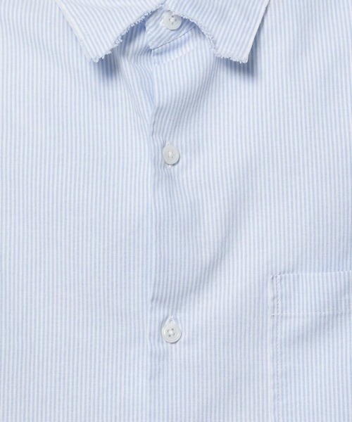 ALAND(エーランド)の「3.3 Field Trip/ショートストライプシャツ 2117898(シャツ/ブラウス・メンズ・グレー/ライトブルー・FREE)」の15枚目の写真