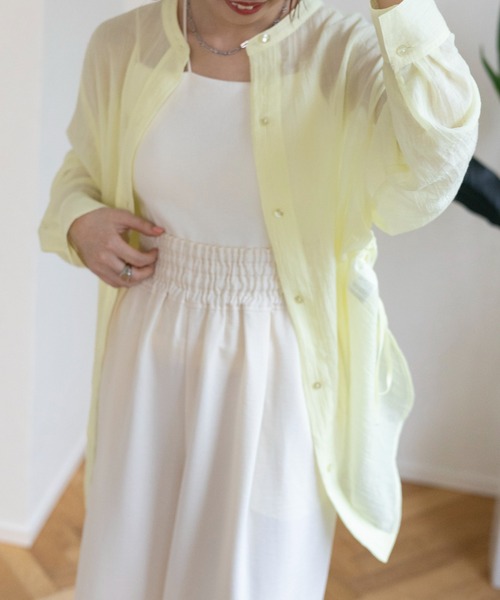 LEPSIM（レプシィム）の「カップ付きアメスリキャミ　109877（キャミソール・レディース・オフホワイト/チャコールグレー・MEDIUM/LARGE）」の13枚目の写真