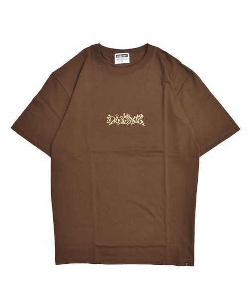 DOUBLE STEAL(ダブルスティール)の「マーカータギング刺繍 Tシャツ(Tシャツ/カットソー・メンズ・ダークグリーン/ホワイト/ブラック/ダークブラウン/ライトカーキ・X-LARGE/LARGE/MEDIUM)」の3枚目の写真