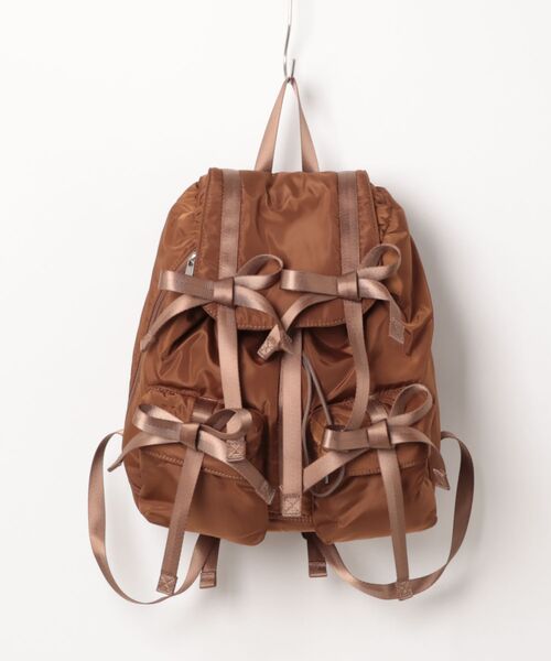 Casselini（キャセリーニ）の「【Casselini】リボンバックパック 234-110503（バックパック/リュック・レディース・ベージュ/ブラック/ブラウン・FREE）」の2枚目の写真