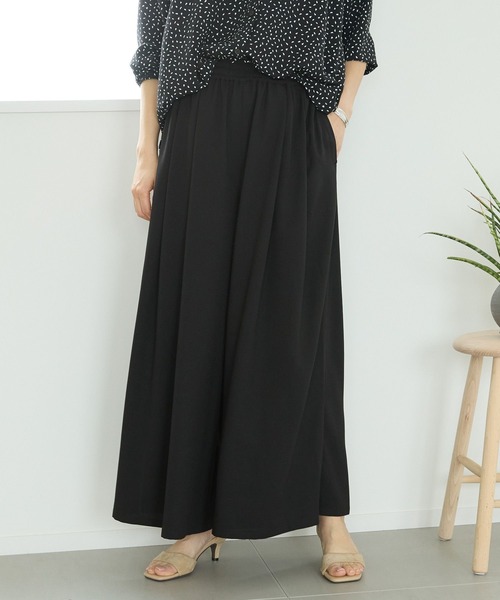 Elura（エルーラ）の「サラサラサマースカーチョ（その他パンツ・レディース・ホワイト/ホワイト系その他5/ブラック・MEDIUM/LARGE）」の3枚目の写真