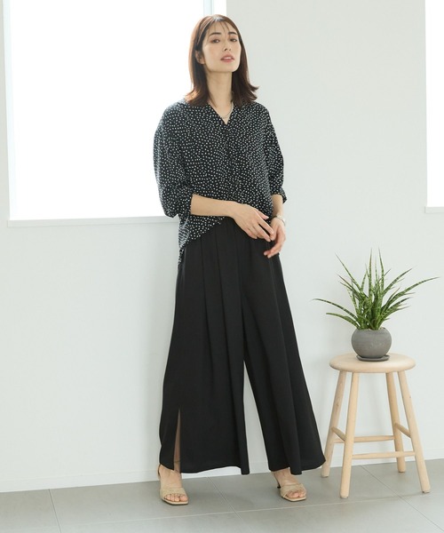 Elura（エルーラ）の「サラサラサマースカーチョ（その他パンツ・レディース・ホワイト/ホワイト系その他5/ブラック・MEDIUM/LARGE）」の14枚目の写真