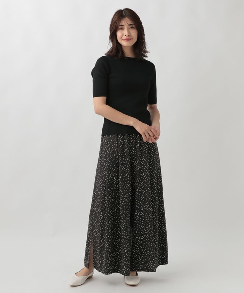 Elura（エルーラ）の「サラサラサマースカーチョ（その他パンツ・レディース・ホワイト/ホワイト系その他5/ブラック・MEDIUM/LARGE）」の7枚目の写真