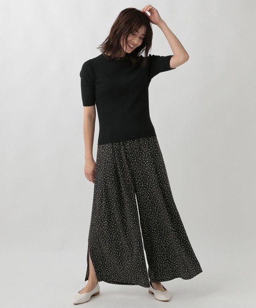 Elura（エルーラ）の「サラサラサマースカーチョ（その他パンツ・レディース・ホワイト/ホワイト系その他5/ブラック・MEDIUM/LARGE）」の8枚目の写真