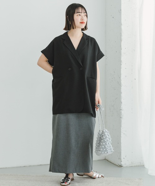 ベスト ジレ 「セットアップ対応」リネンライクジレ レディース ITEMS URBANRESEARCH（アイテムズ アーバンリサーチ）の