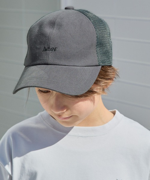 GLOBAL WORK（グローバルワーク）の「DRY/洗える抗菌CAP/キッズ/112980（キャップ・キッズ・チャコール/ベージュ/ブルー系その他/ブラック/ライトベージュ/オフホワイト/ホワイト系8・LARGE/MEDIUM）」の11枚目の写真