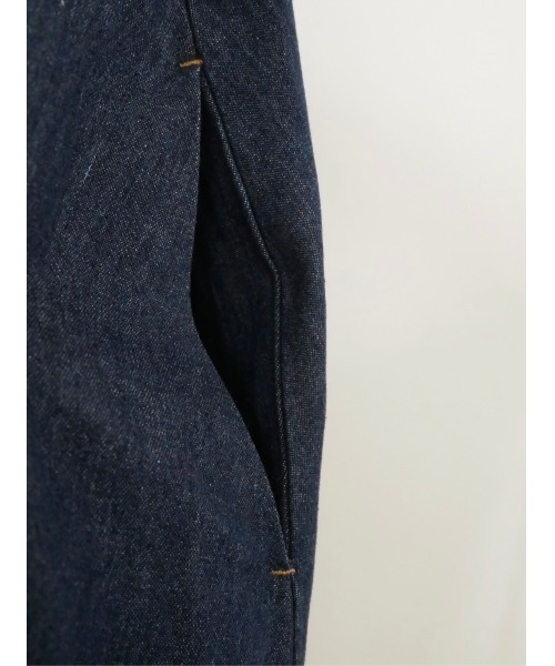 TRUNC（トランクエイティーエイト）の「Denim Zip Jumper Skirt（ワンピース・レディース・ブラック/ネイビー・FREE）」の16枚目の写真