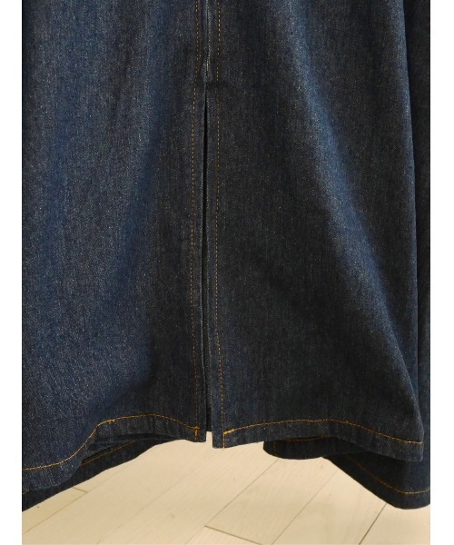 TRUNC（トランクエイティーエイト）の「Denim Zip Jumper Skirt（ワンピース・レディース・ブラック/ネイビー・FREE）」の15枚目の写真