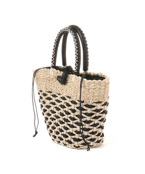 studio CLIP（スタディオクリップ）の「メイズメッシュカゴバッグ（かごバッグ・レディース・ブラウン/ブラック・FREE）」の7枚目の写真