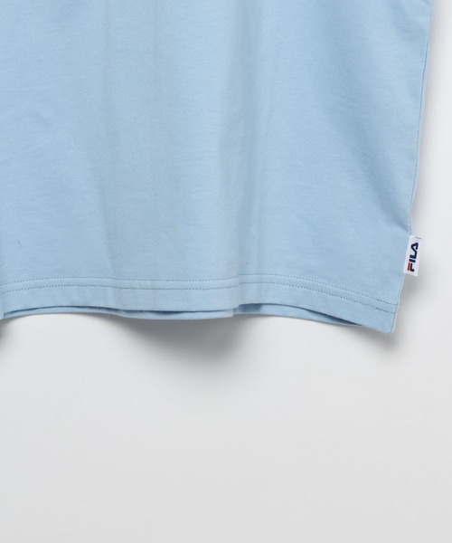 FILA（フィラ）の「FILAコラボ／切り替えT半袖/117103（Tシャツ/カットソー・キッズ・ブラック×ブルー/ブラック×ホワイト・130cm/140cm/150cm/160cm/170cm）」の9枚目の写真