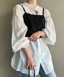 ジャガードバックリボンビスチェ
