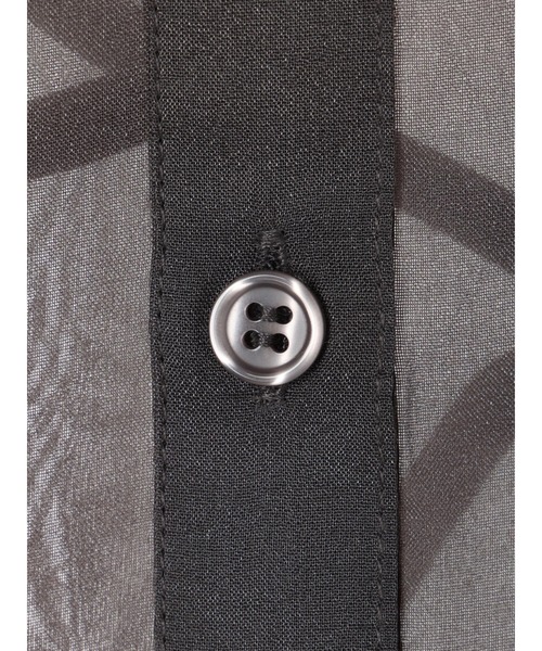 EGOIST（エゴイスト）の「EGOIST　短丈シアーシャツ（シャツ/ブラウス・レディース・オフホワイト/チャコールグレー/ピンク/グリーン・FREE）」の10枚目の写真