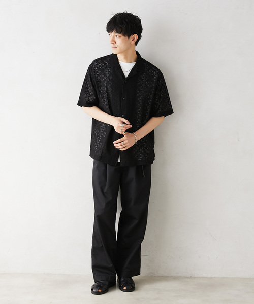 JOURNAL STANDARD relume ブラウス シャツ フラワーエンブロイ
