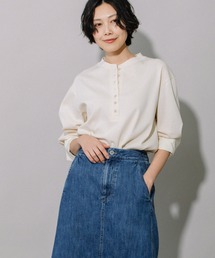 Munich | コンパクトハニカム×ワックスクロスドッキングカフプルオーバー(Tシャツ/カットソー)