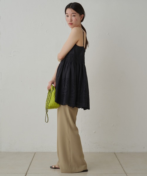今期⭐︎リヴドロワ 2way ニットキャミ noble ラウンジドレス ブラウス LOUNGEDRESS（ラウンジドレス）の「レースキャミブラウス