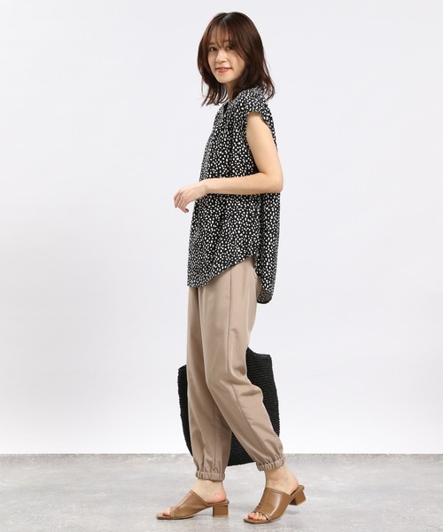 GLOBAL WORK Smile Seed Store(グローバルワーク スマイルシードストア)の「レーヨンスキッパーブラウスフレンチスリーブ/176130(シャツ/ブラウス・レディース・ブルー系その他/ホワイト系その他/グレー系その他/ブルー系その他2/ブラック系その他3/チェック/ホワイト系その他2/ブラック系その他/ブラック系その他2・SMALL/MEDIUM/LARGE/X-LARGE)」の17枚目の写真