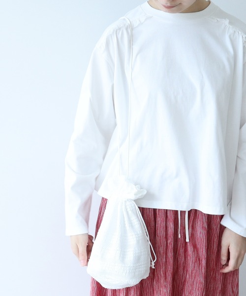 bulle de savon（ビュルデサボン）の「Lace pochette（ハンドバッグ・レディース・ホワイト・FREE）」の8枚目の写真