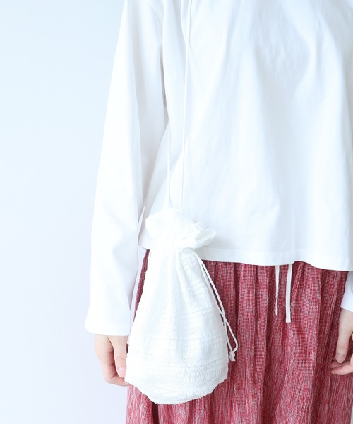 bulle de savon（ビュルデサボン）の「Lace pochette（ハンドバッグ・レディース・ホワイト・FREE）」の9枚目の写真