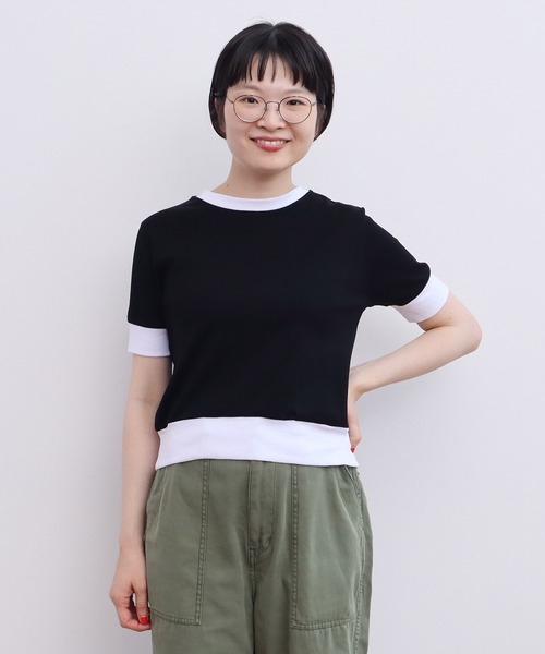 セール】☆連シルフライス バイカラーTシャツ（Tシャツ
