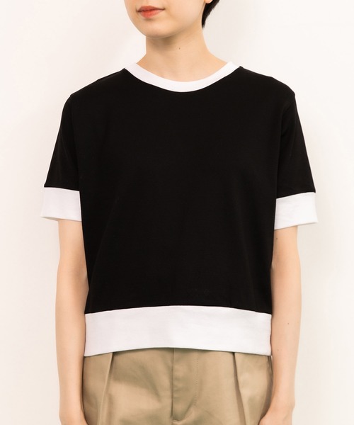 tシャツ ウィメンズ バイカラーロゴ Tシャツ / 255105 J271 レディース ウィメンズ バイカラーロゴ Tシャツ（255105J271