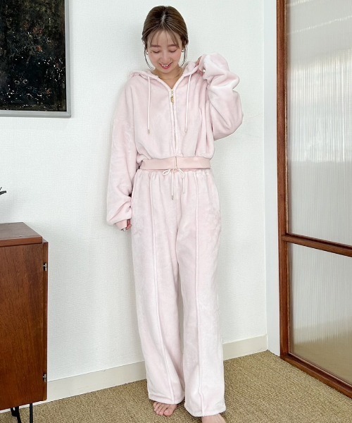 SNIDEL HOME（スナイデルホーム）の「フリースボアロングパンツ