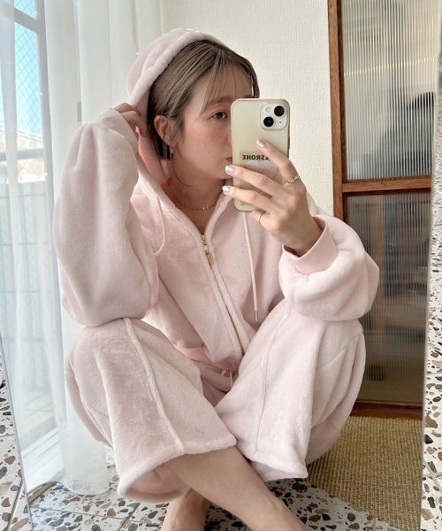 SNIDEL HOME（スナイデルホーム）の「フリースボアロングパンツ